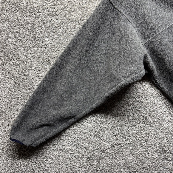 Patagonia Gray Synchilla Snap-T Fleece Long Sleeve Pullover Mens Jacket Size S - Picture 13 of 16